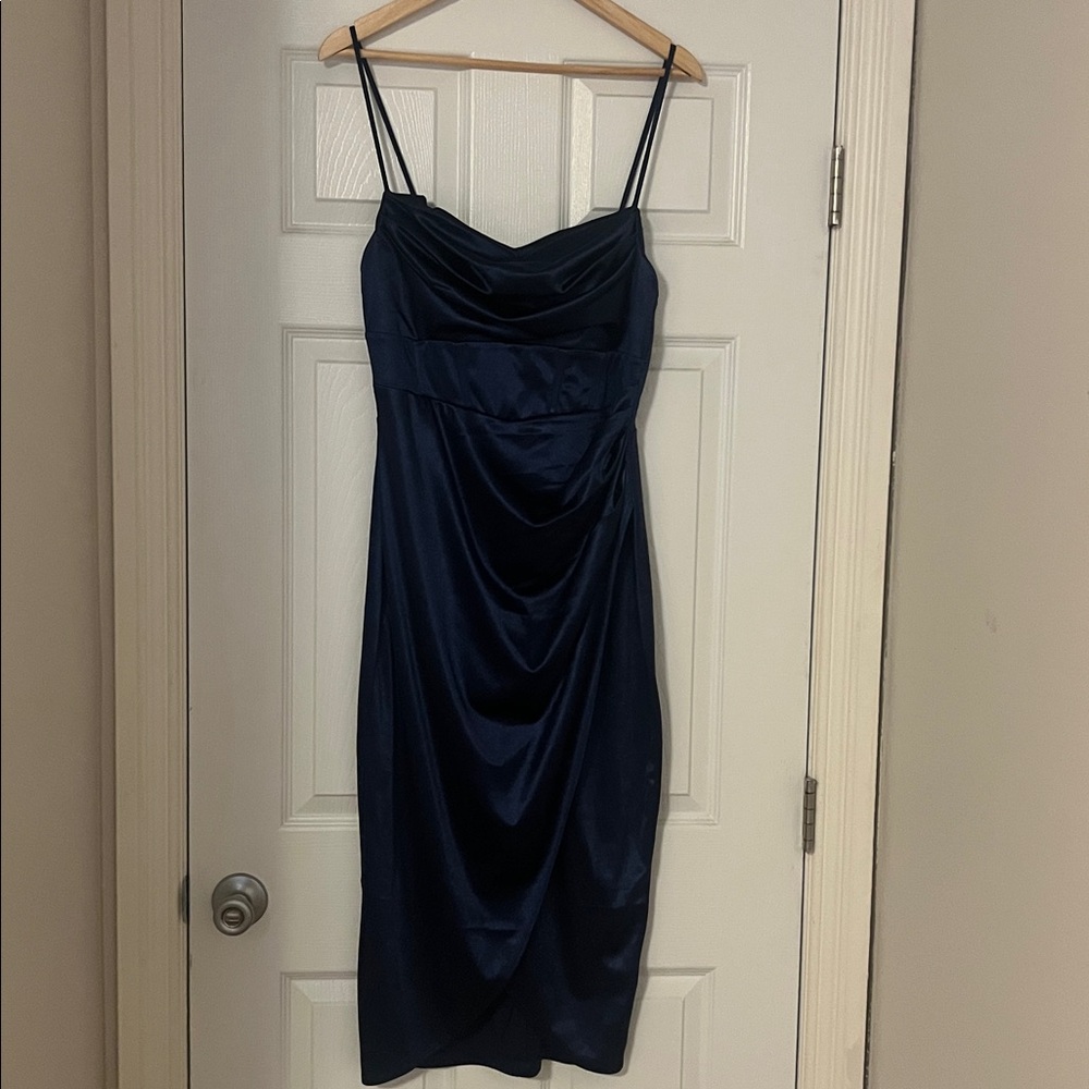 Windsor Midnight Blue Midi Dress